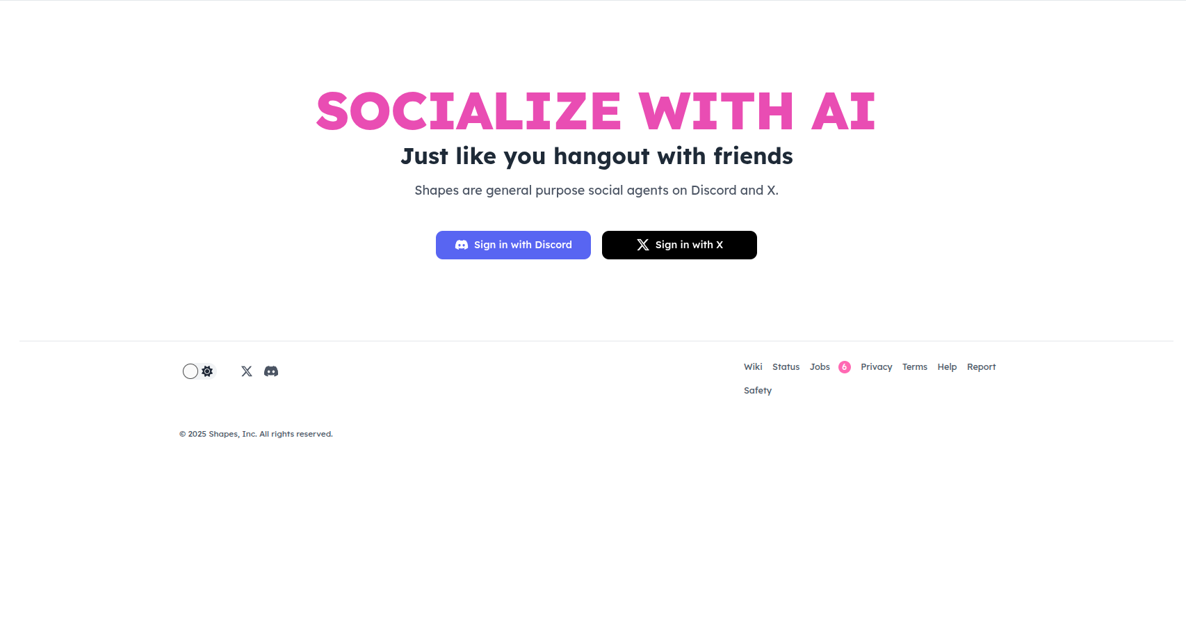 Shapes, Inc: Agen Sosial AI untuk Discord dan X