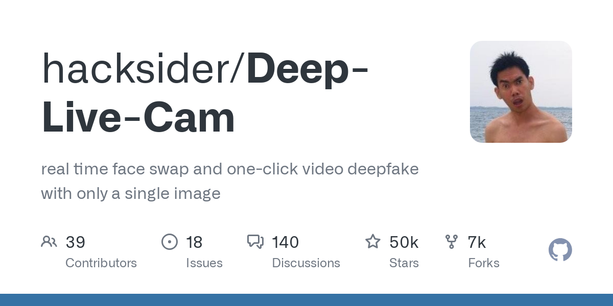 Deep-Live-Cam: Pertukaran Wajah Real-Time dengan Satu Klik