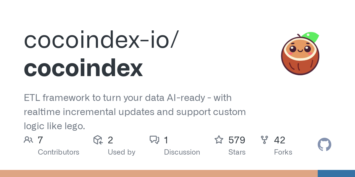 CocoIndex: Platform Open Source Pengindeksan Data untuk AI