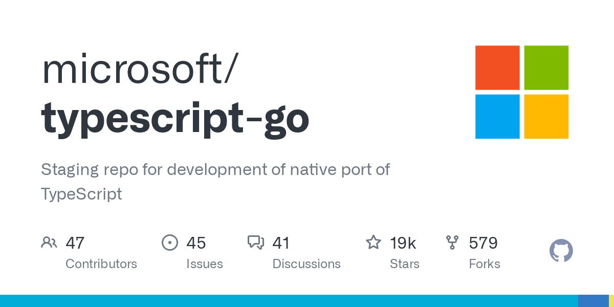 Microsoft: TypeScript-Go Port Native untuk Performa Lebih Cepat