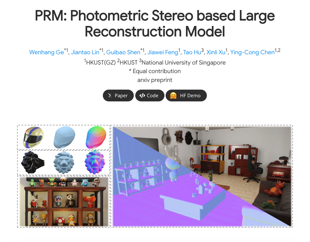 WenHangGe: PRM, Model Rekonstruksi 3D dengan Detil Tak Tertandingi