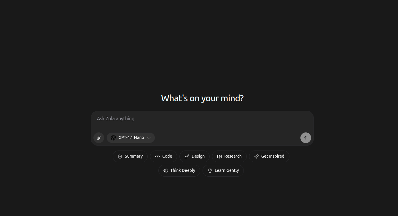 Zola: Aplikasi Chat AI Open-Source dengan Dukungan Multi-Model