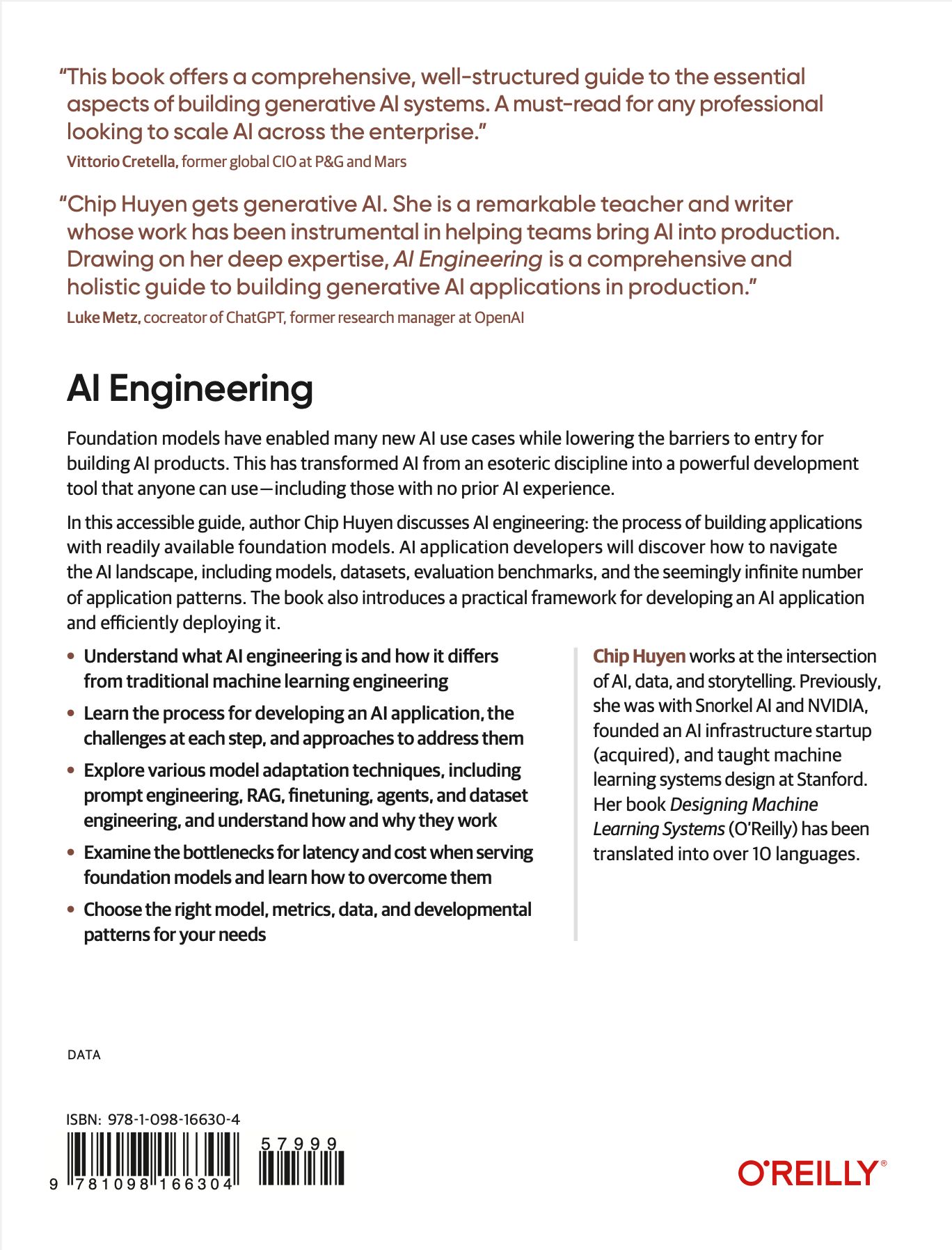 AI Engineering Book: Panduan Komprehensif untuk Insinyur AI oleh Chip Huyen