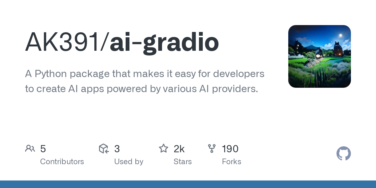 AI-Gradio: Library Python untuk Aplikasi AI Multi-Penyedia