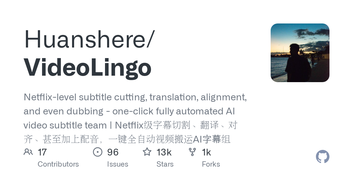 VideoLingo: Alat Penerjemah Video AI dengan Subtitle Netflix-Quality
