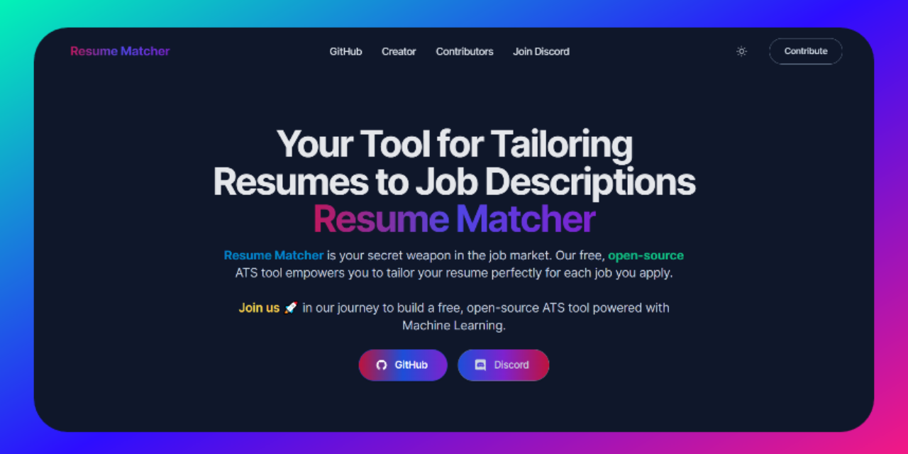 Resume Matcher: Alat AI Gratis Optimasi Resume untuk Lolos ATS