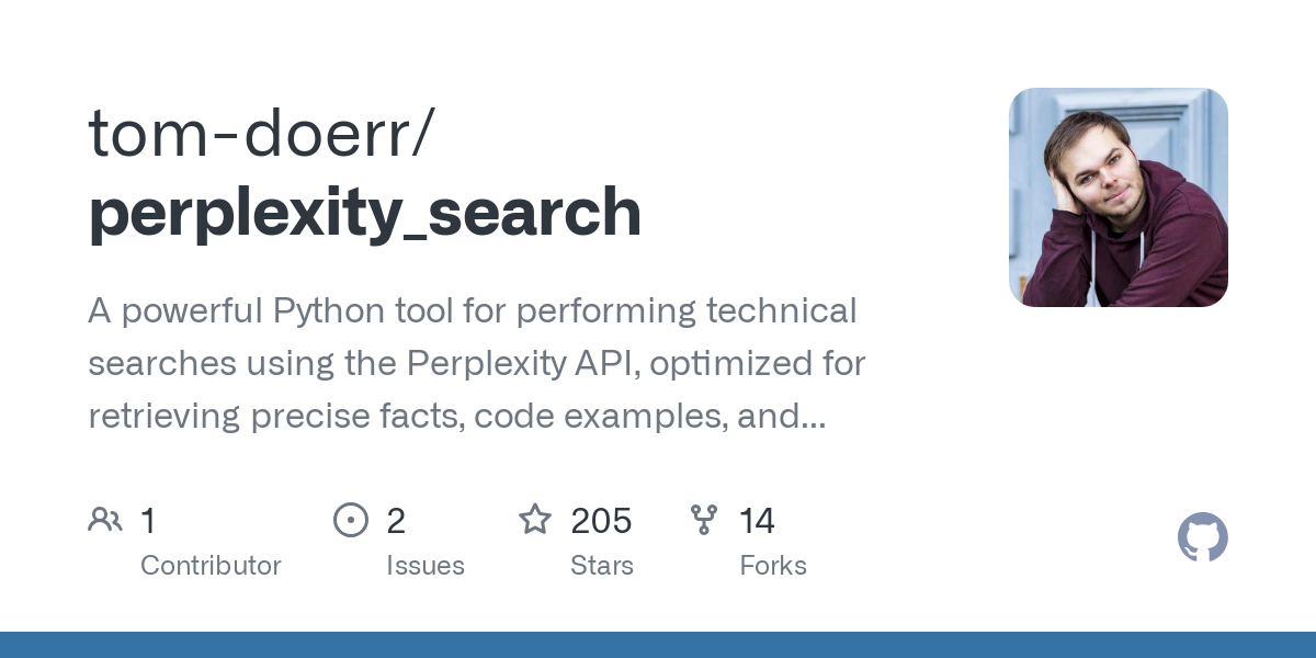 Tom Doerr: Perplexity Search – Pencarian Teknis AI untuk Pengembang