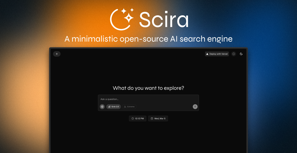 Scira: Mesin Pencari AI Open Source dengan Multi-Model Canggih