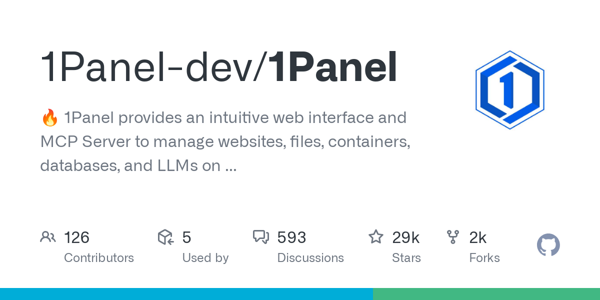 1Panel: Panel Manajemen Server Linux dengan AI & MCP Server
