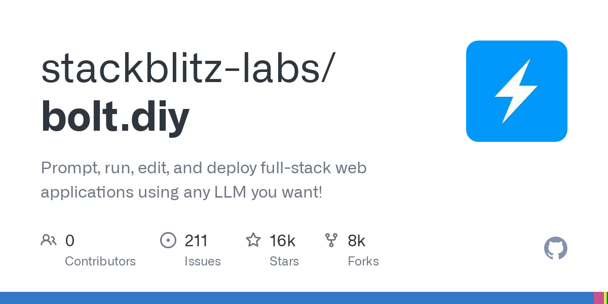 Bolt.diy: Asisten Pengembangan Web AI dengan Dukungan Multi-LLM
